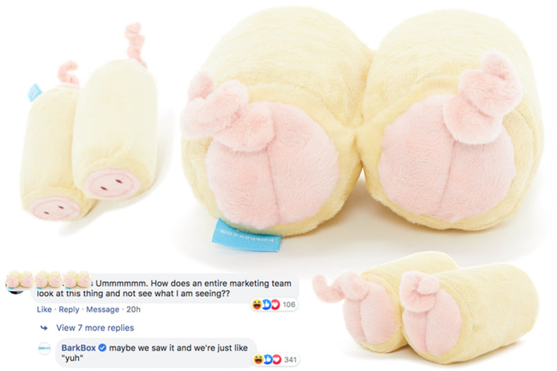 SO About Our "Big Honkin' Pigs In a Blanket" Toy...