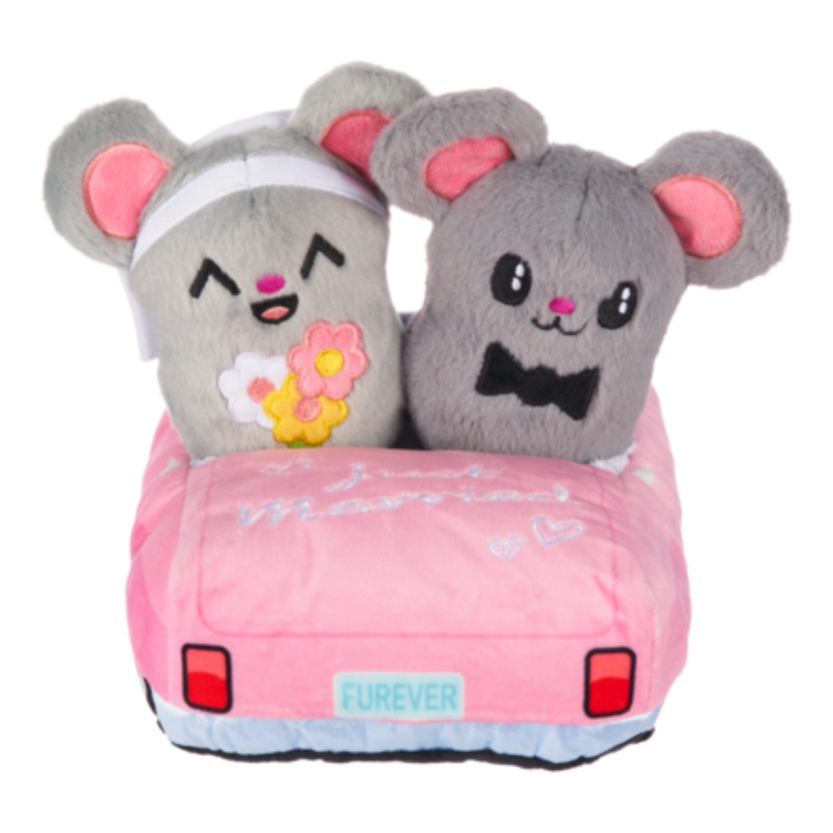 Mister and Mouses Plush Multi-Part Dog Toy