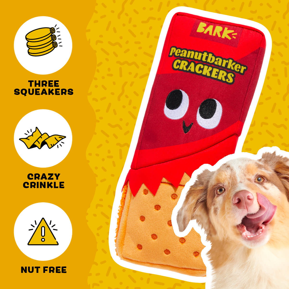 Junk Food Club, Plush Monthly Dog Toys