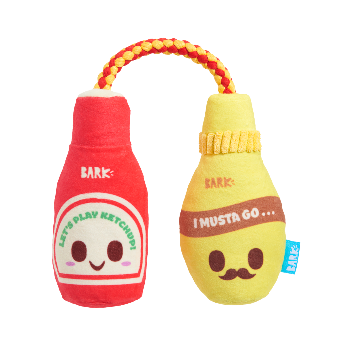 Cat & Mutt Condimutts Plush Tug Dog Toy – BARK