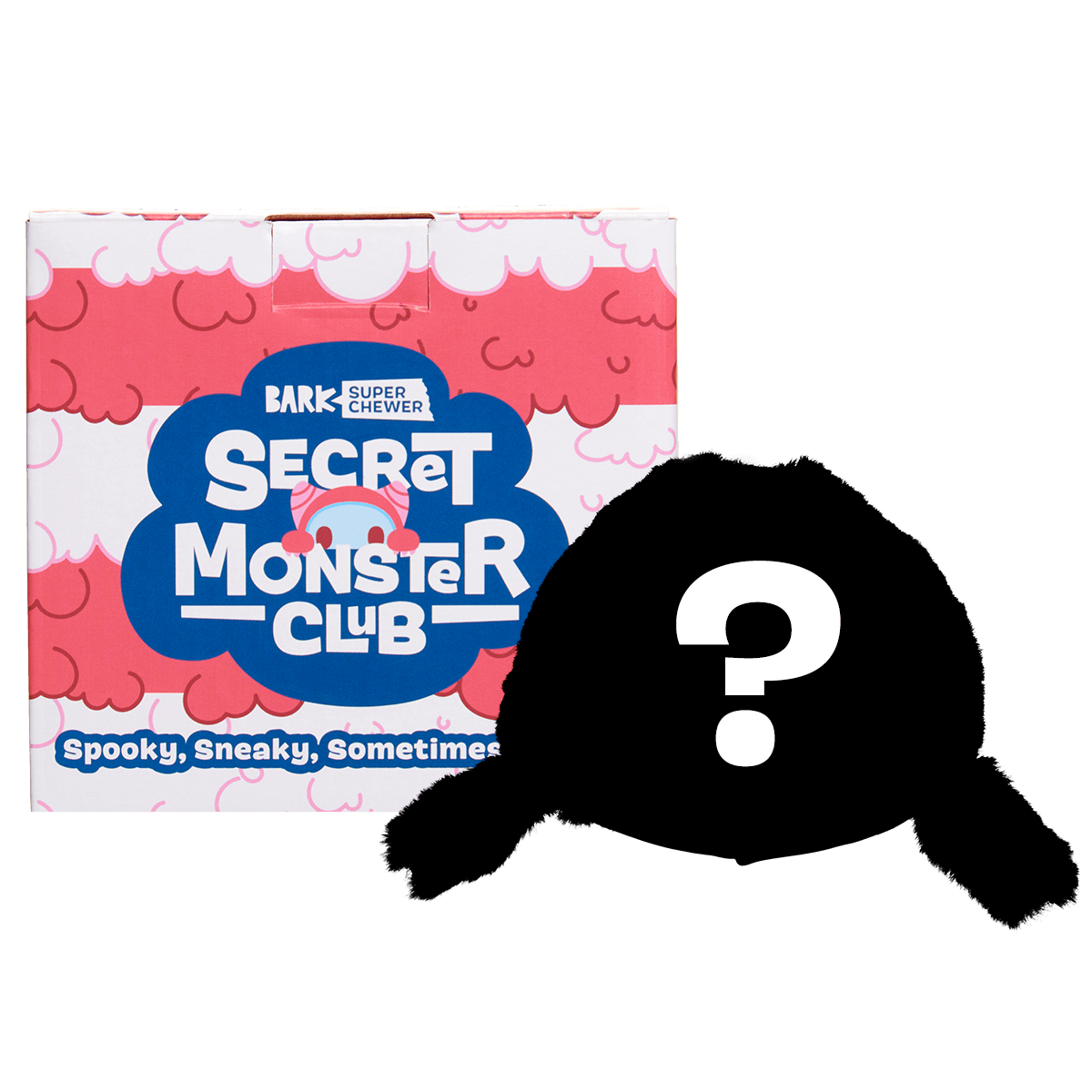 Secret Monster Club, Super Chewer Durable 2-in-1 Rip and Reveal Monthly Dog Toys