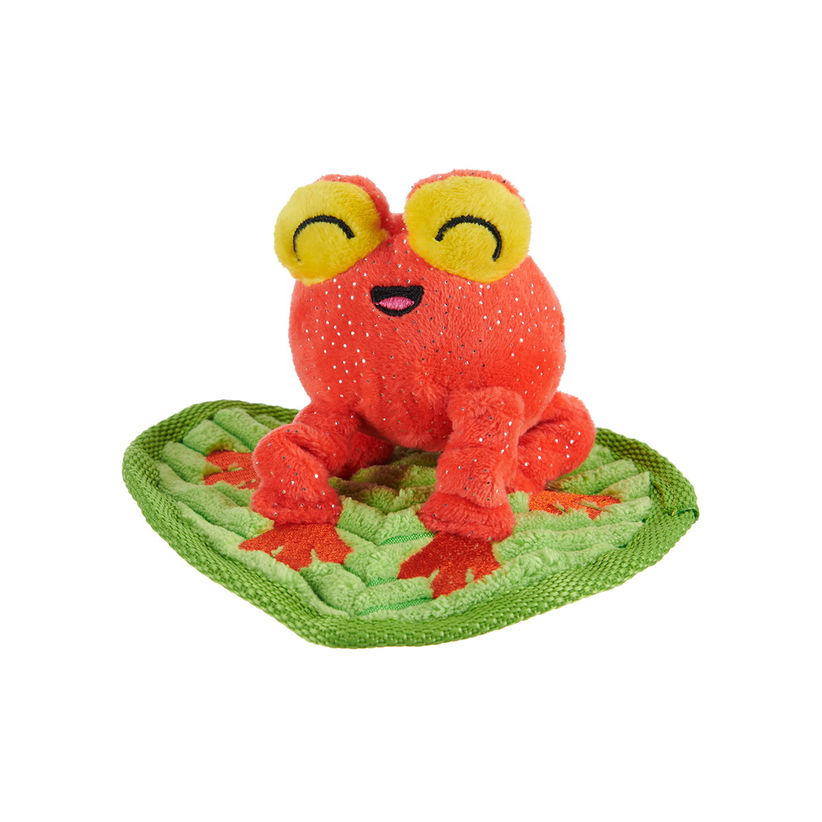Tiana Tomato Frog Plush Tug Dog Toy