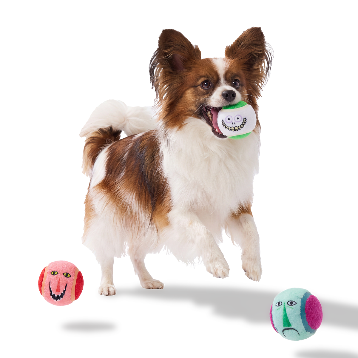 Lock, Shock, and Barrel Bouncers Plush Multi-Part + Fetch Dog Toy