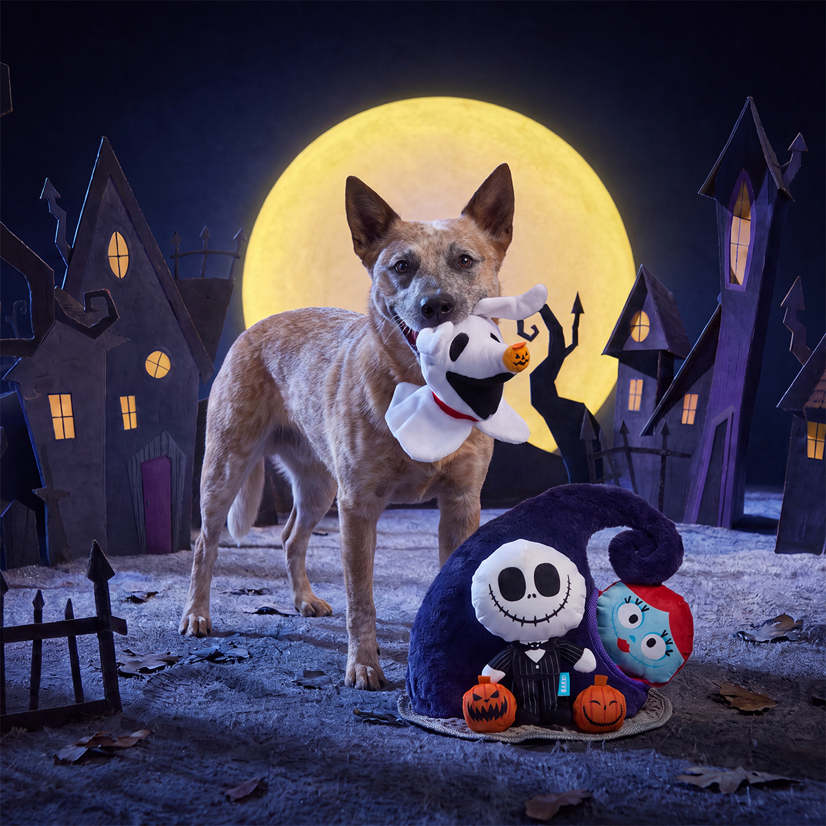 Halloween Town Hunt Plush Extra-Large + Multi-Part + Enrichment Dog Toy
