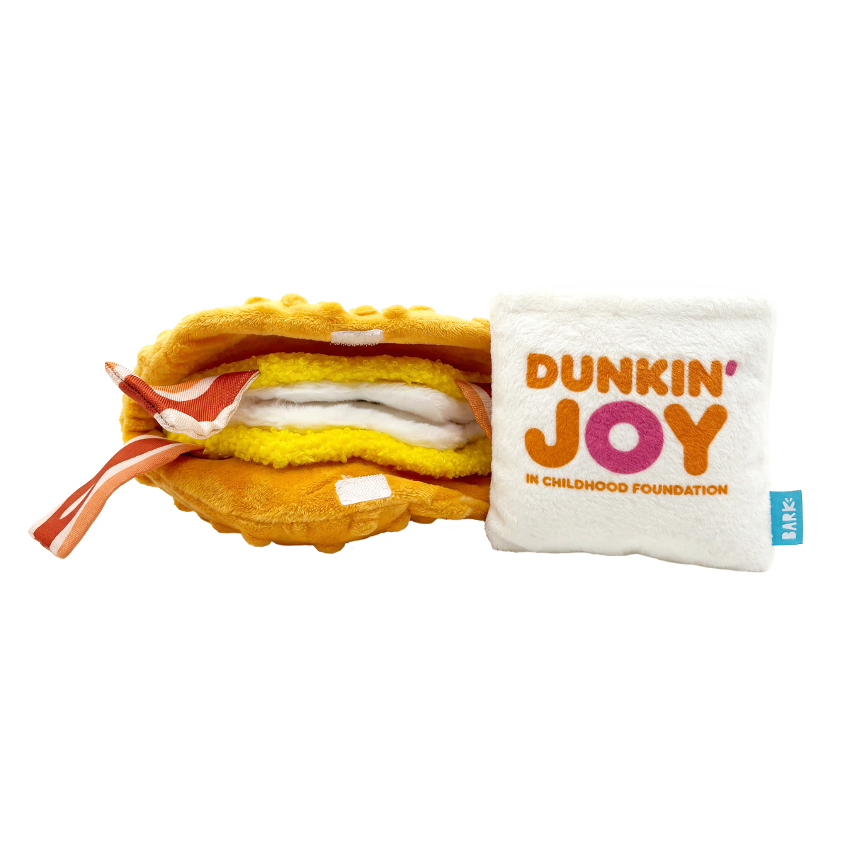 Dunkin'® Wake-Up Wrap Plush Multi-Part Dog Toy