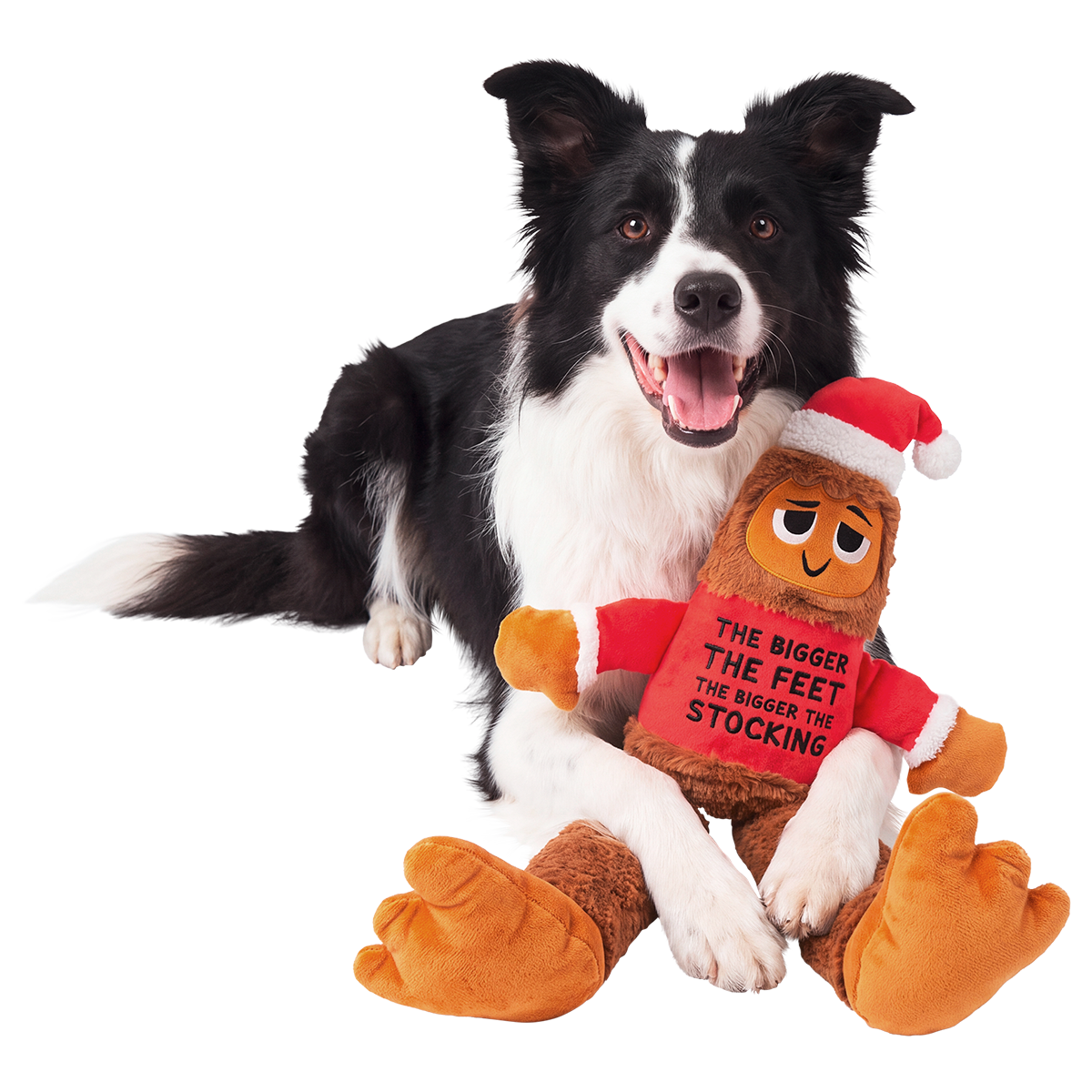 Sasquatch Claus Plush XXL Tug Dog Toy
