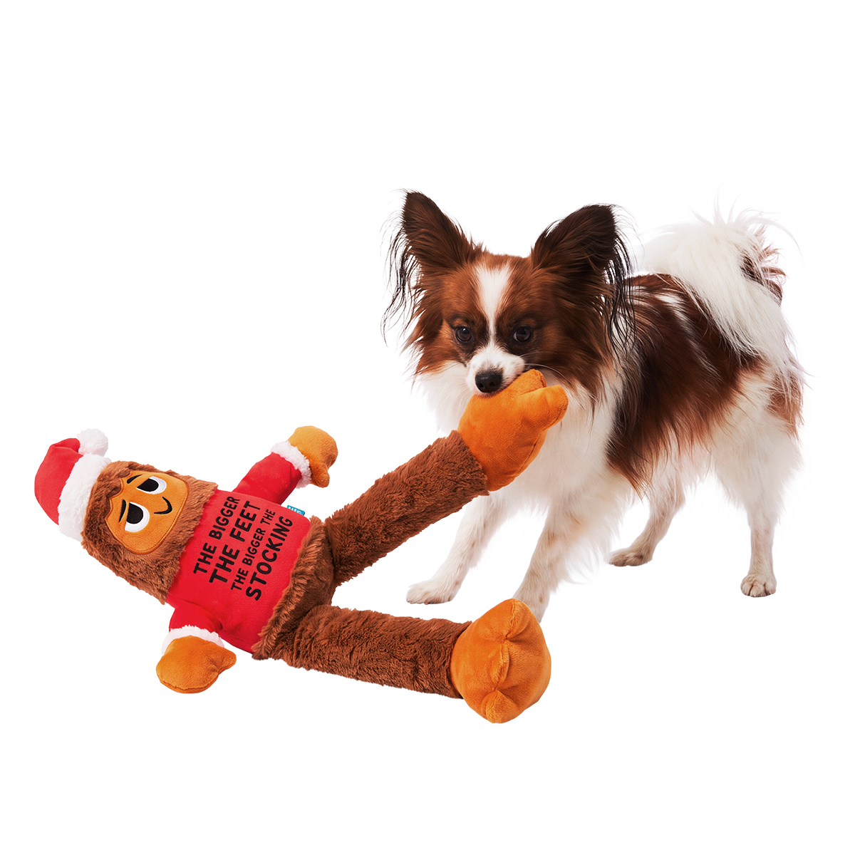 Sasquatch Claus Plush XXL Tug Dog Toy