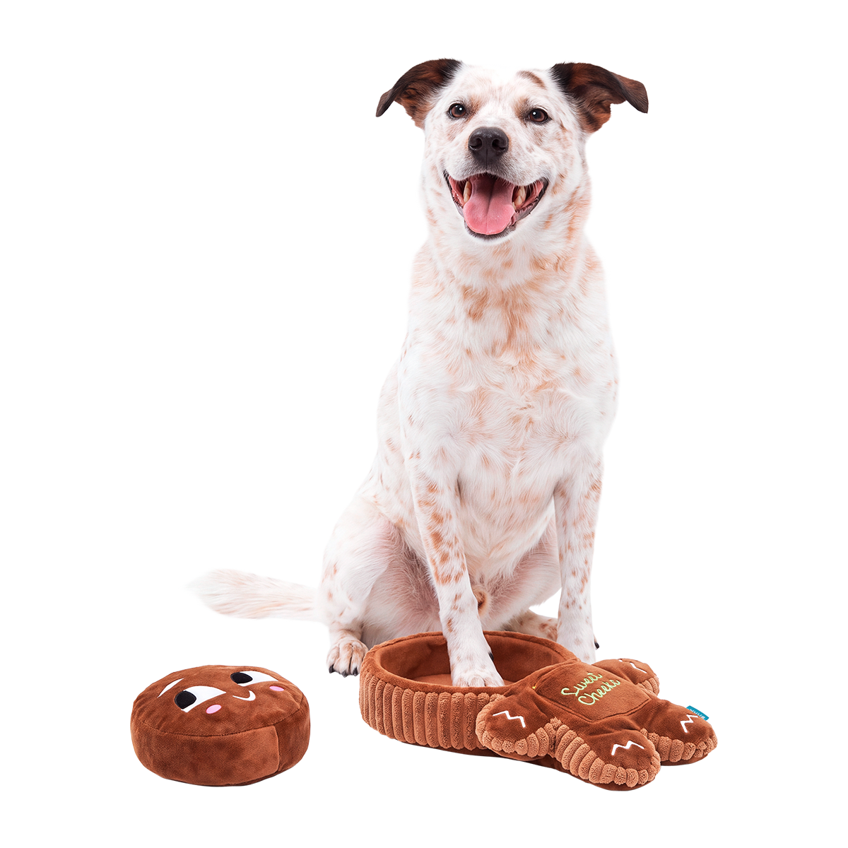 Catch Me If You Canna Plush Extra-Large + Multi-Part + Enrichment Dog Toy