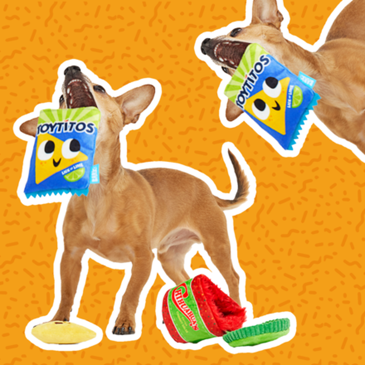 Junk Food Club, Plush Monthly Dog Toys