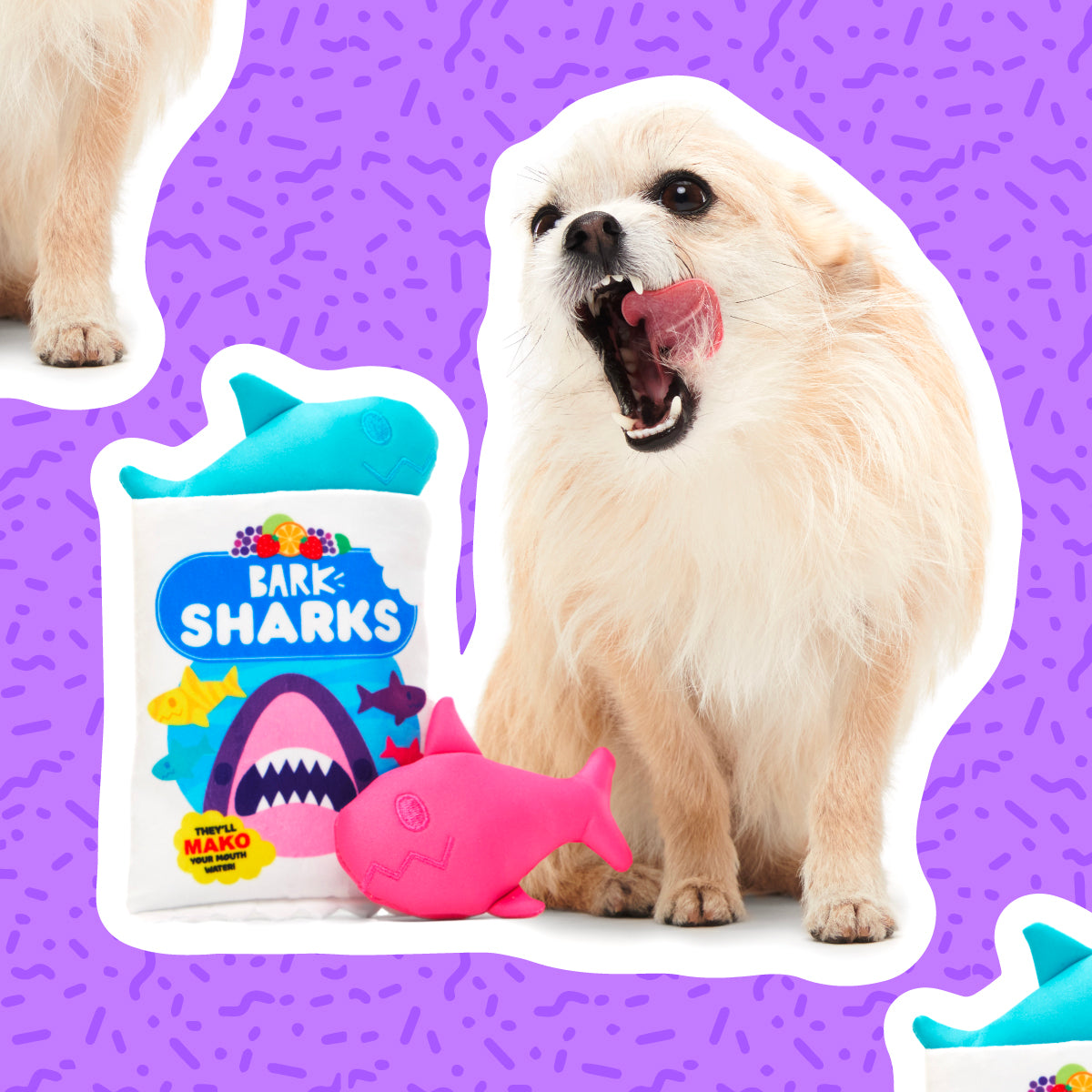Junk Food Club, Plush Monthly Dog Toys
