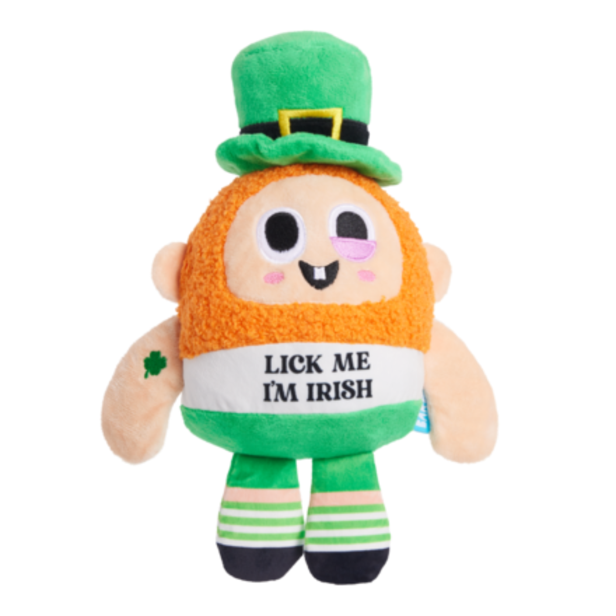 Lick Me Leprechaun Plush 2-in-1 Rip and Reveal + Gnaw Dog Toy – BARK