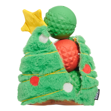 christmas tree dog toy