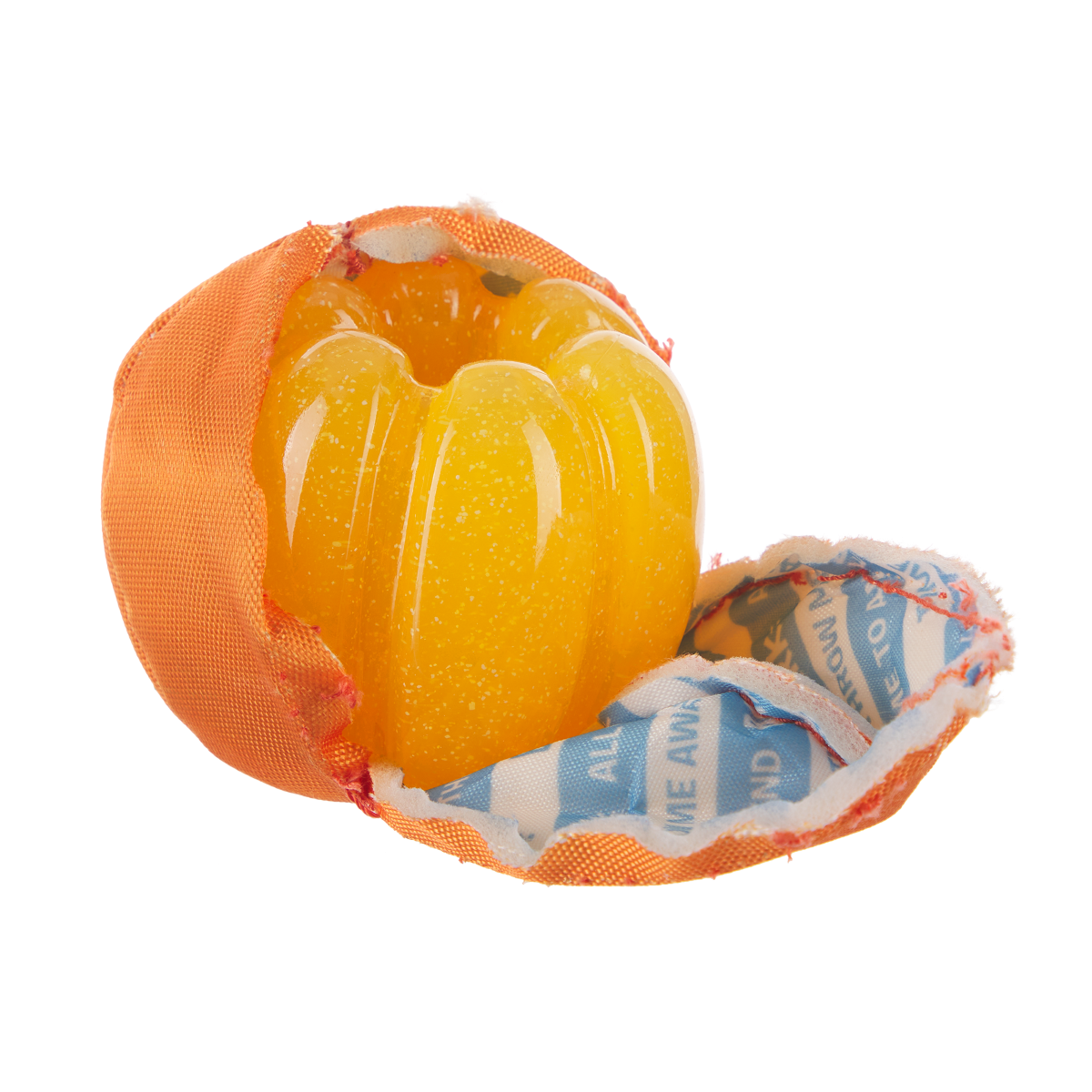 Orange Crush Super Chewer Durable 2-in-1 + Fetch Dog Toy