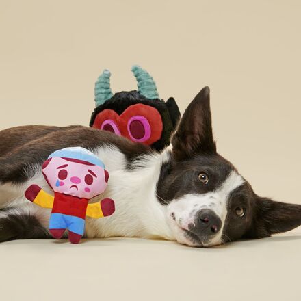 Merry Krampus Plush Dog Dog Toy