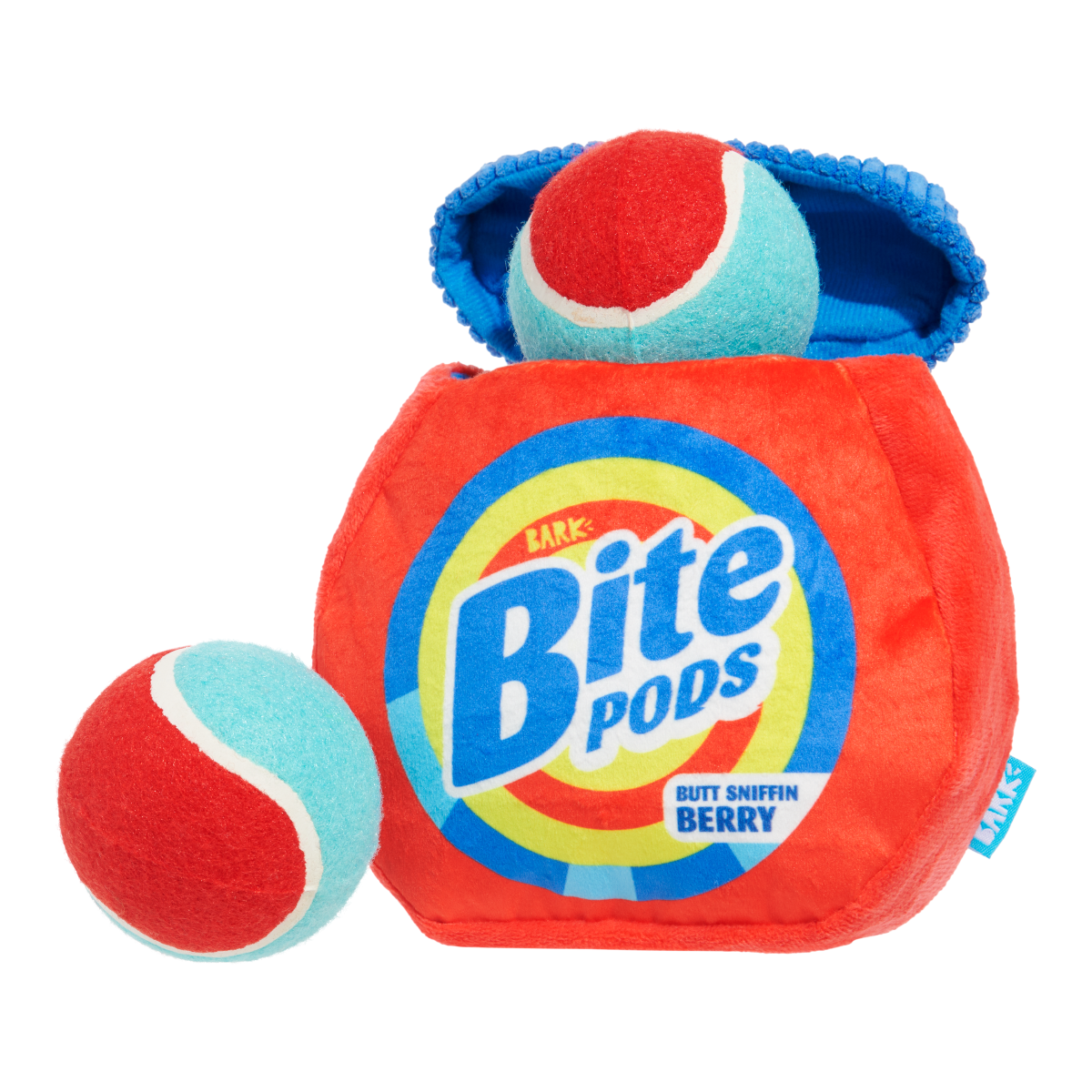 Bite Pods Plush Multi-Part + Fetch + Enrichment Dog Toy