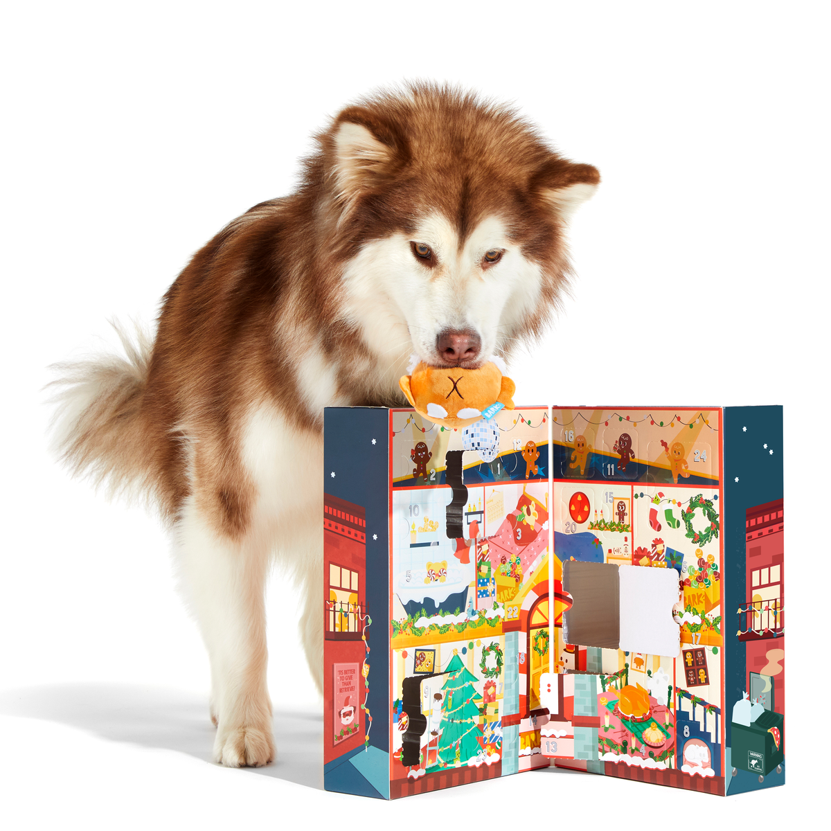 Season's Treatings Toy & Treat Dog Advent Calendar ($120 Value) 2Ct