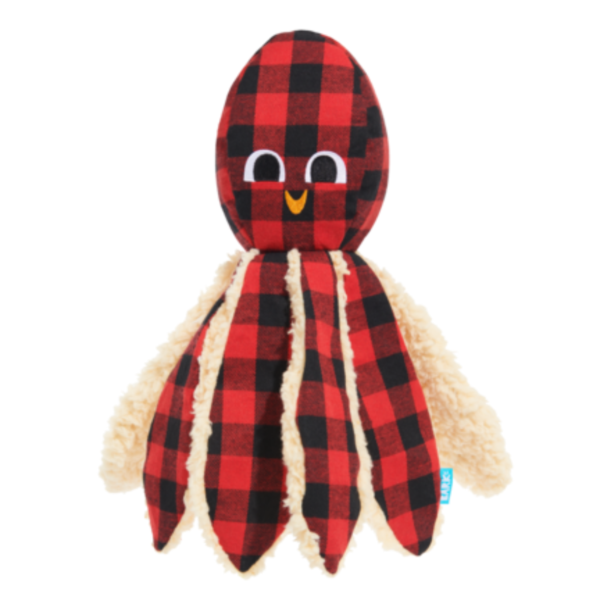 Plaid Party Plush Dog Toy & Treat Holiday Gift Box