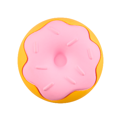 Dunkin'® Strawberry Donut Durable Super Chewer Dog Toy – BARK