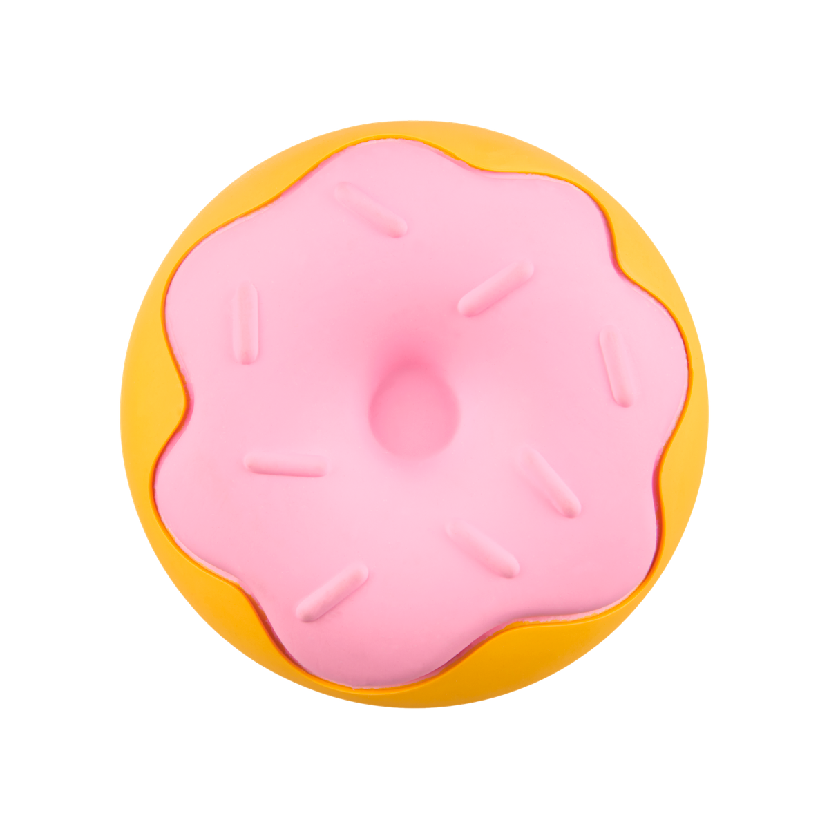 Dunkin'® Strawberry Donut Super Chewer Durable Dog Toy