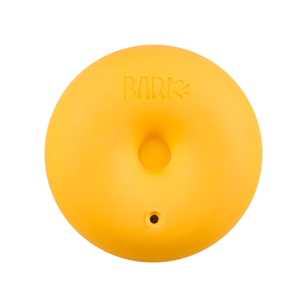 back of dunkin donut dog toy