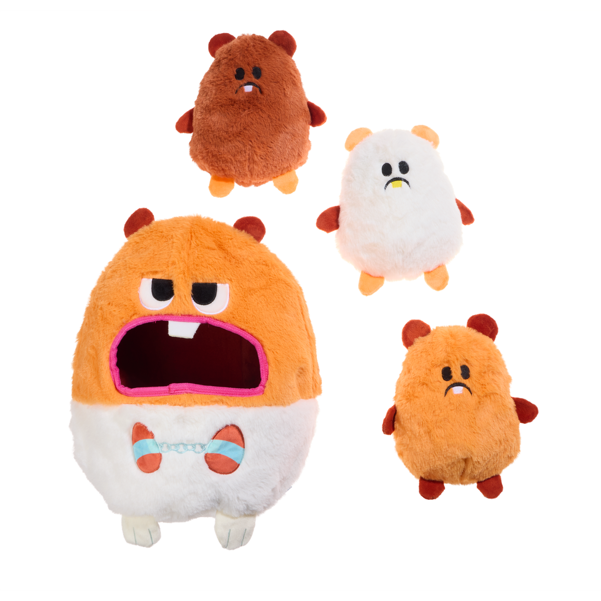 Hannibal Hamster Plush Extra-Large + Multi-Part + Enrichment Dog Toy