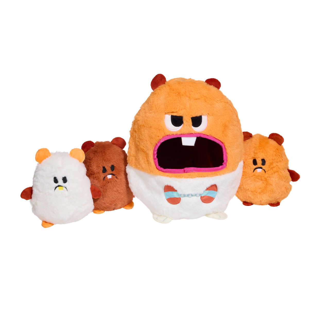 Hannibal Hamster Plush Extra-Large Multi-Part Dog Toy