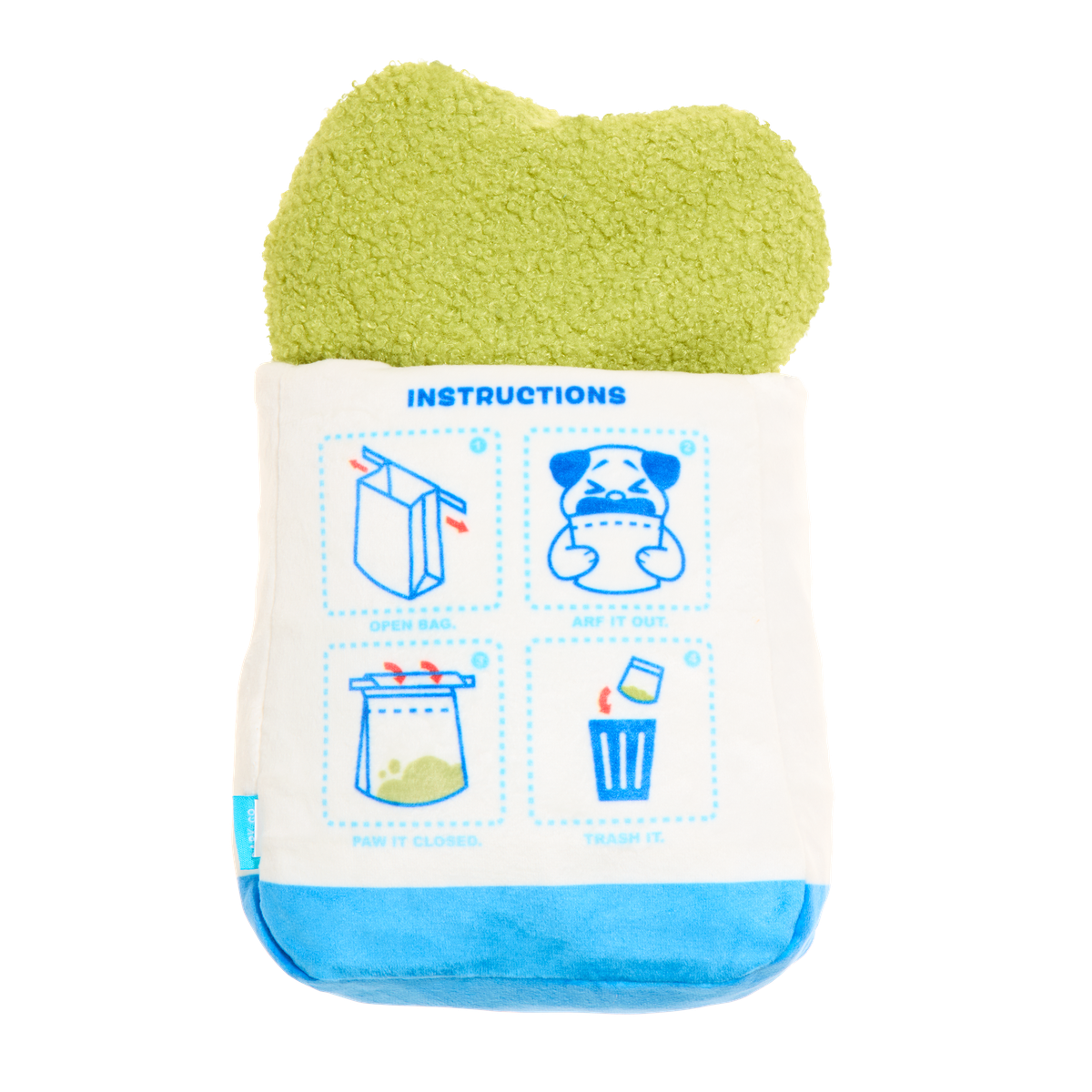 Arf Bag Plush Tug + Enrichment Dog Toy