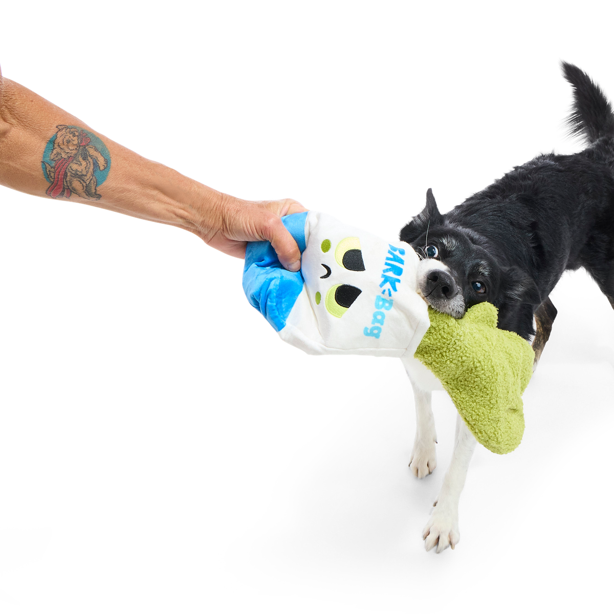 Arf Bag Plush Tug + Enrichment Dog Toy