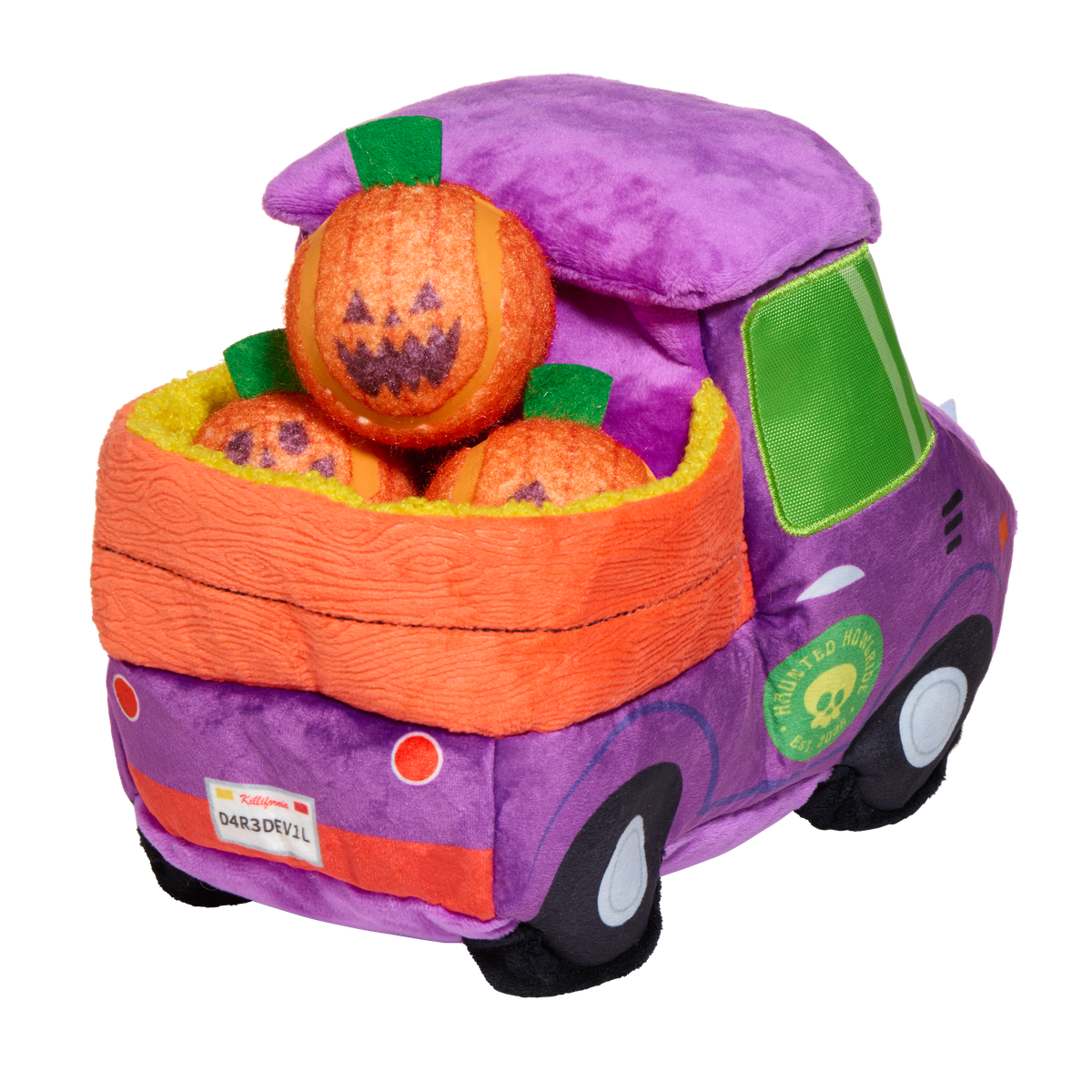 Haunted Howlride Plush Multi-Part + Fetch + Enrichment Dog Toy