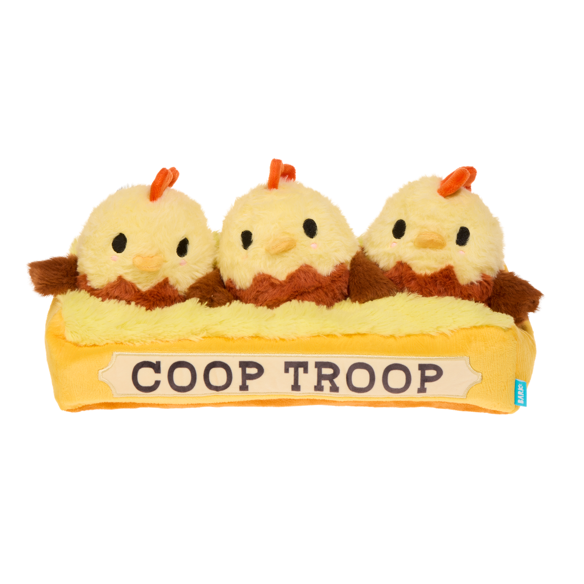 Coop Troop Plush Extra-Large + Multi-Part + Enrichment Dog Toy