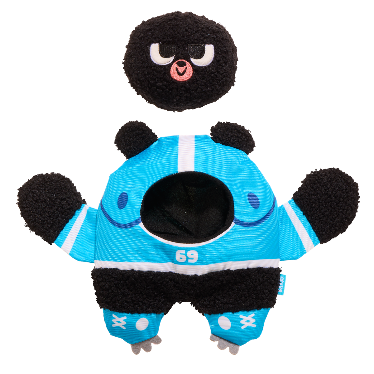 Footmaulers Plush Multi-Part + Enrichment Dog Toy