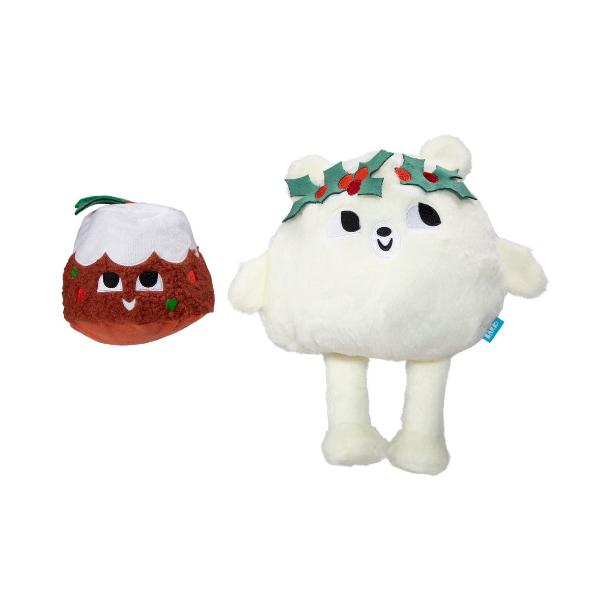 Holly Jolly Polly Plush 2-in-1 + Fetch Dog Toy