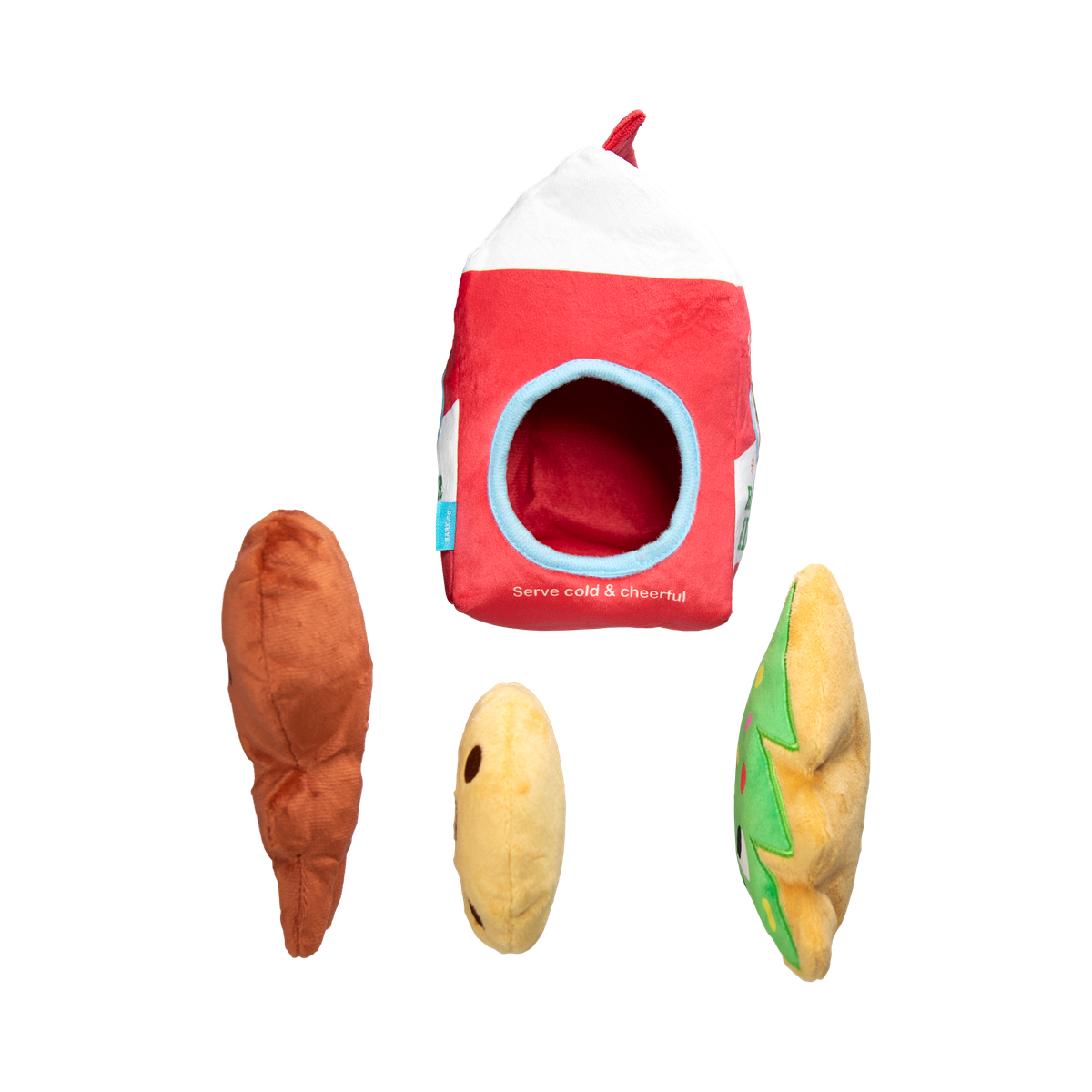 North Pole Noms Plush Multi-Part + Enrichment Dog Toy
