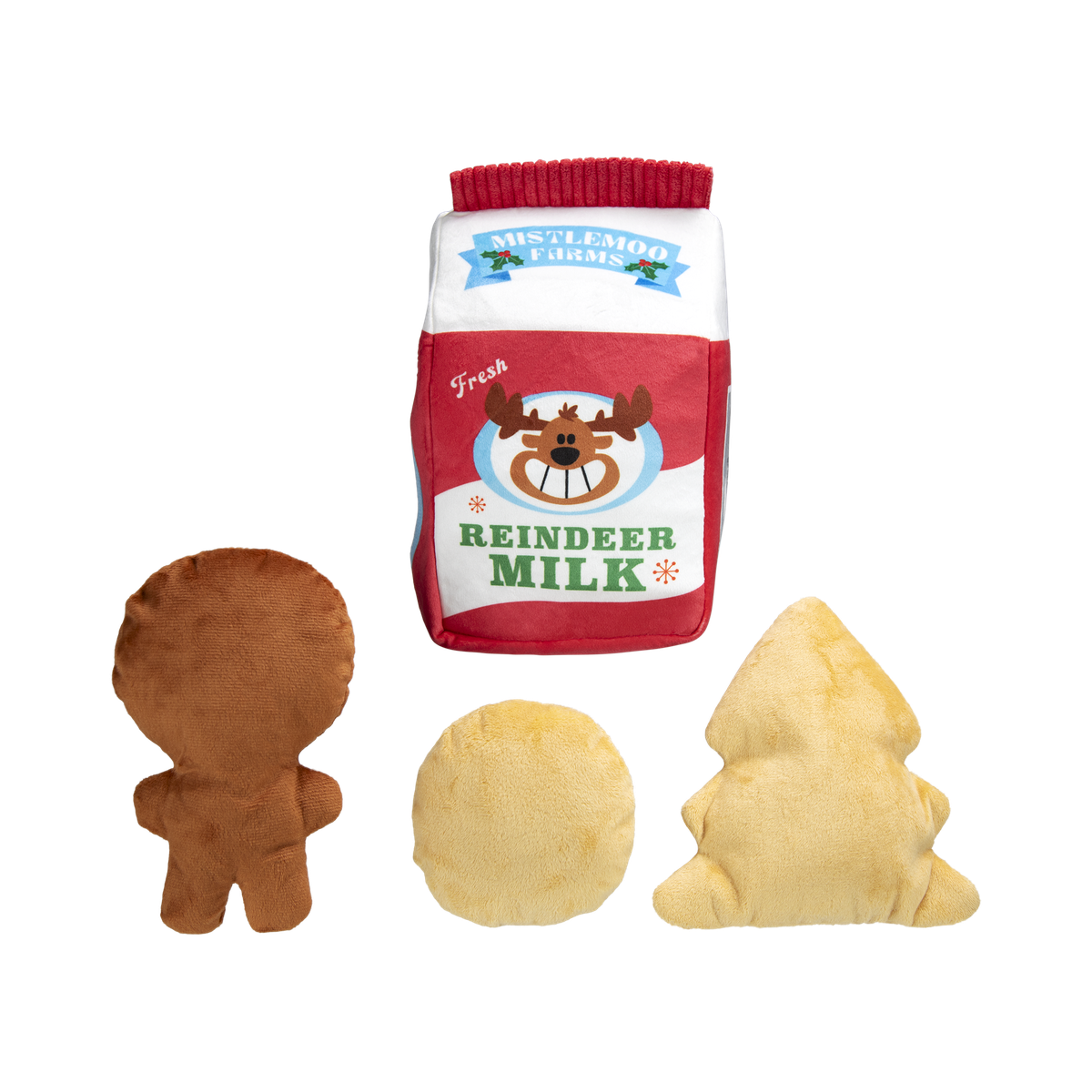 North Pole Noms Plush Multi-Part + Enrichment Dog Toy