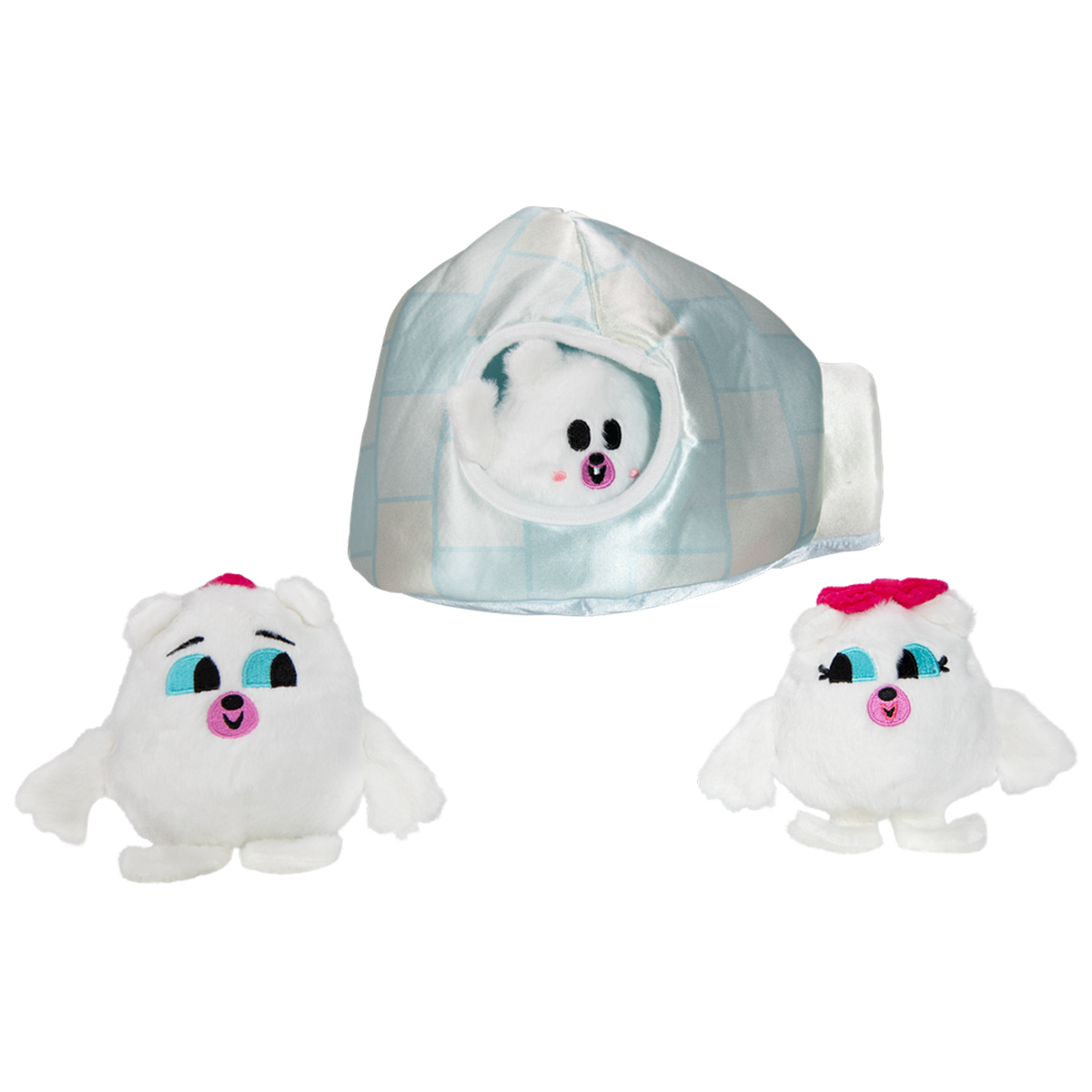 Dome Sweet Dome Plush Multi-Part + Enrichment Dog Toy