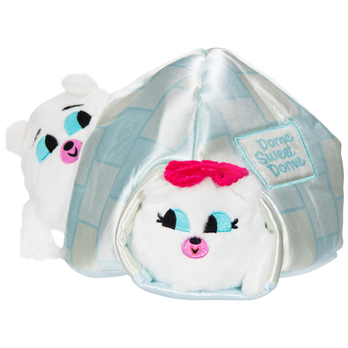 Dome Sweet Dome Plush Multi-Part + Enrichment Dog Toy