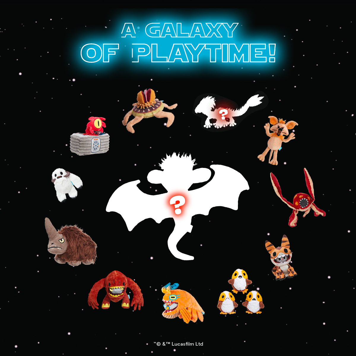 Star Wars™ Creature Club, Plush Monthly Dog Toys