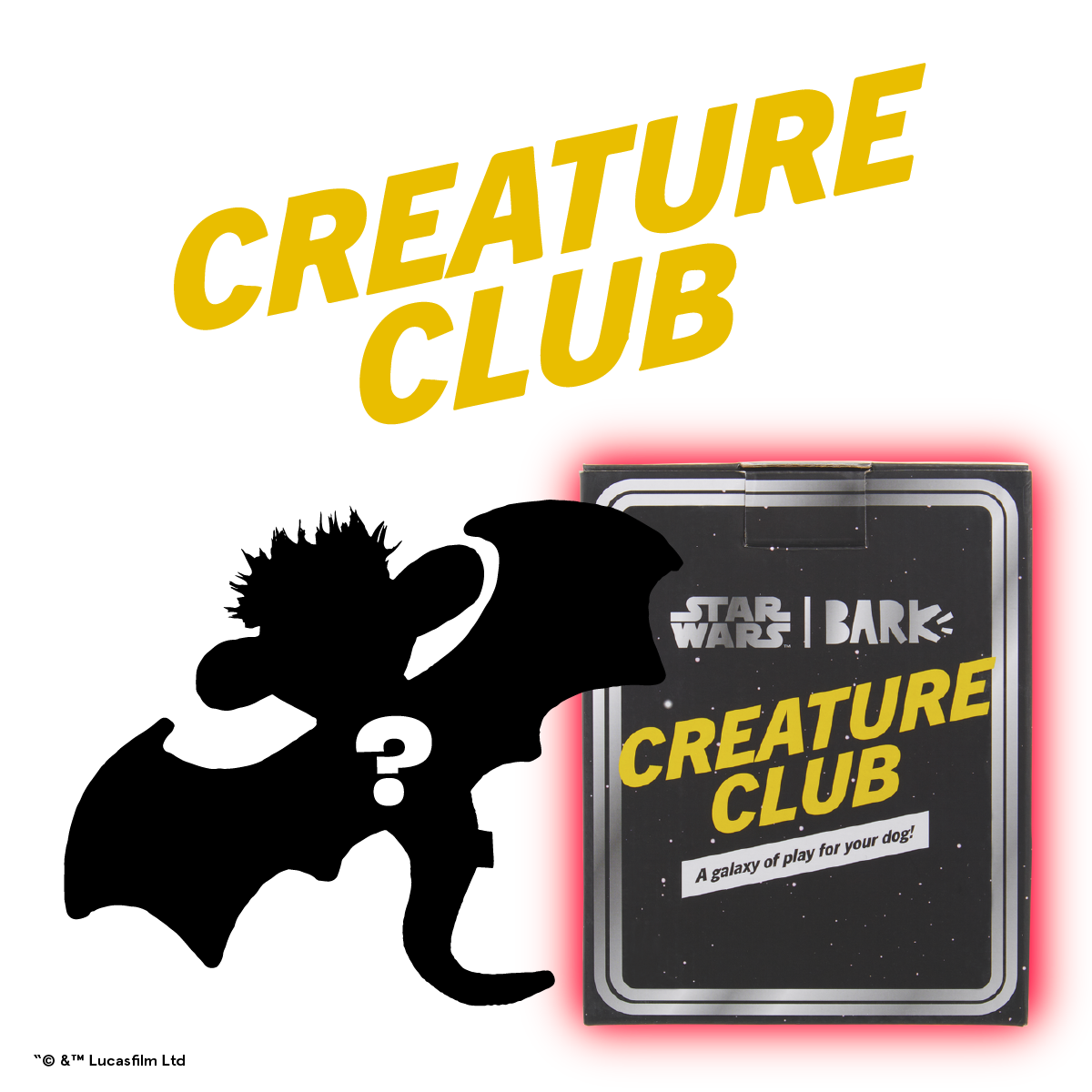 Star Wars™ Creature Club, Plush Monthly Dog Toys