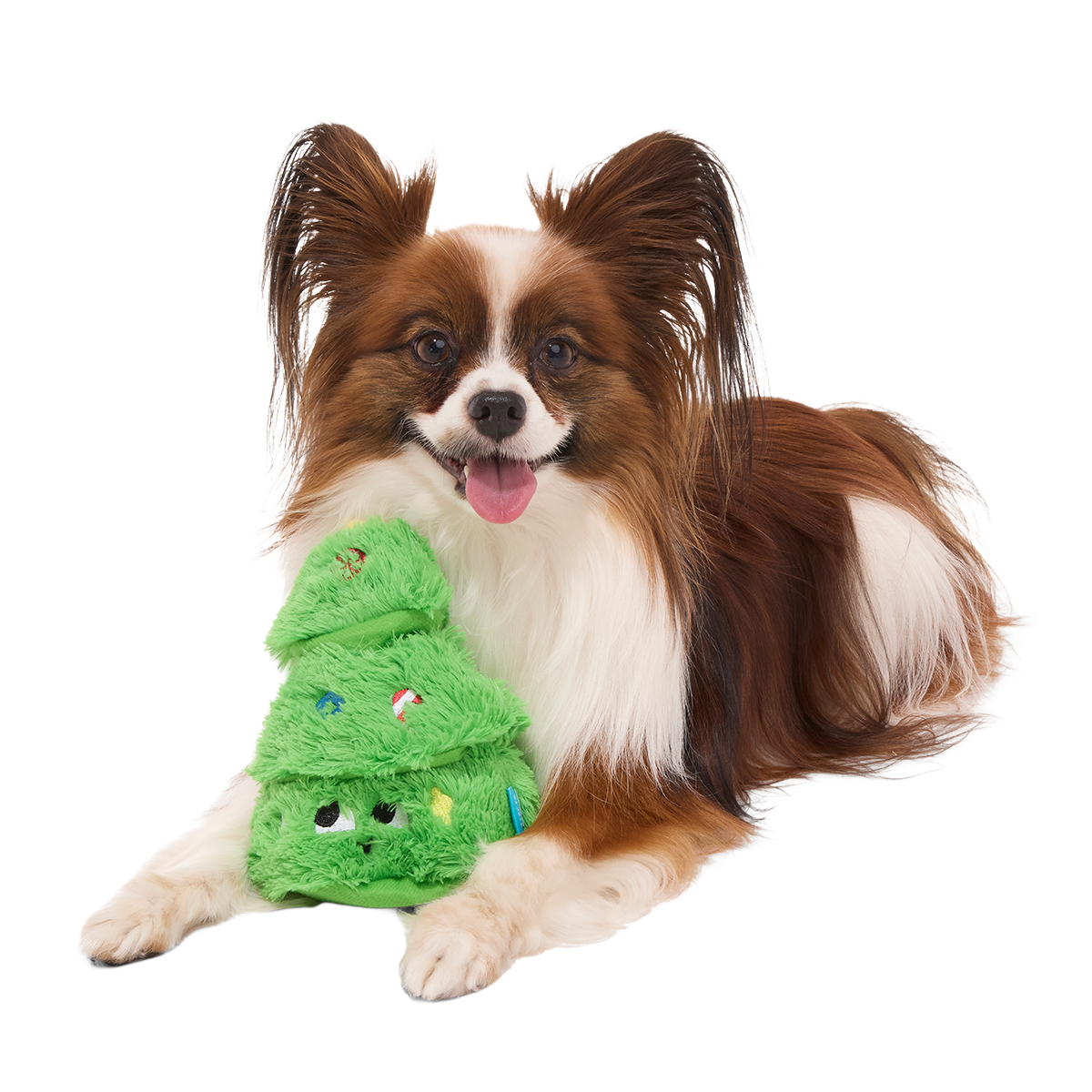 Tree's Company Plush 2-in-1 + Fetch Dog Toy