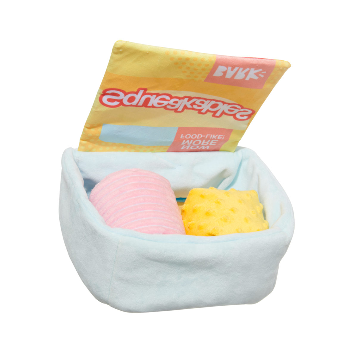 Squeakables Plush Multi-Part + Enrichment Dog Toy