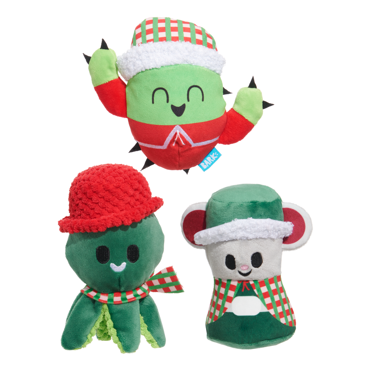 Sing Song Ding Dongs Multipart Plush Multi-Part Dog Toy
