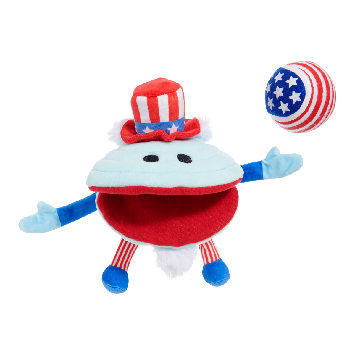 Uncle Clam Plush Multi-Part + Fetch Dog Toy