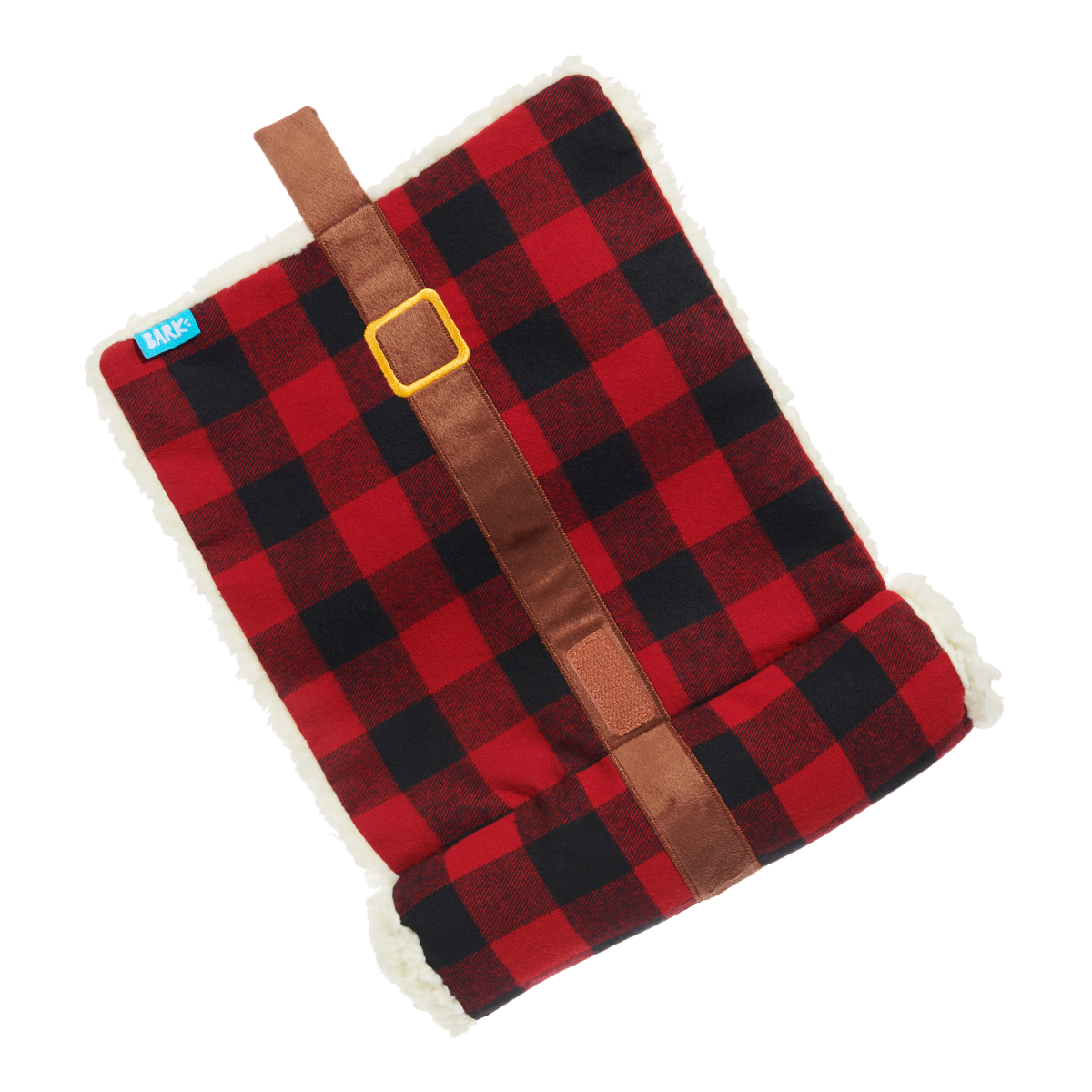 Plaid Party Plush Dog Toy & Treat Holiday Gift Box