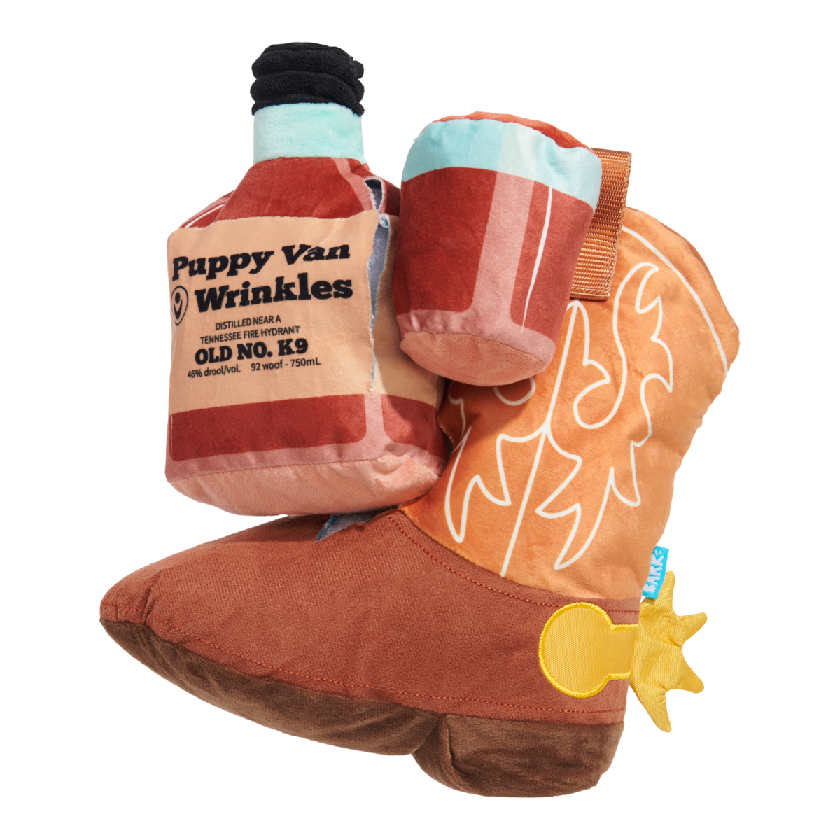 Bottoms Up Boot Plush 2-in-1 + Enrichment Dog Toy