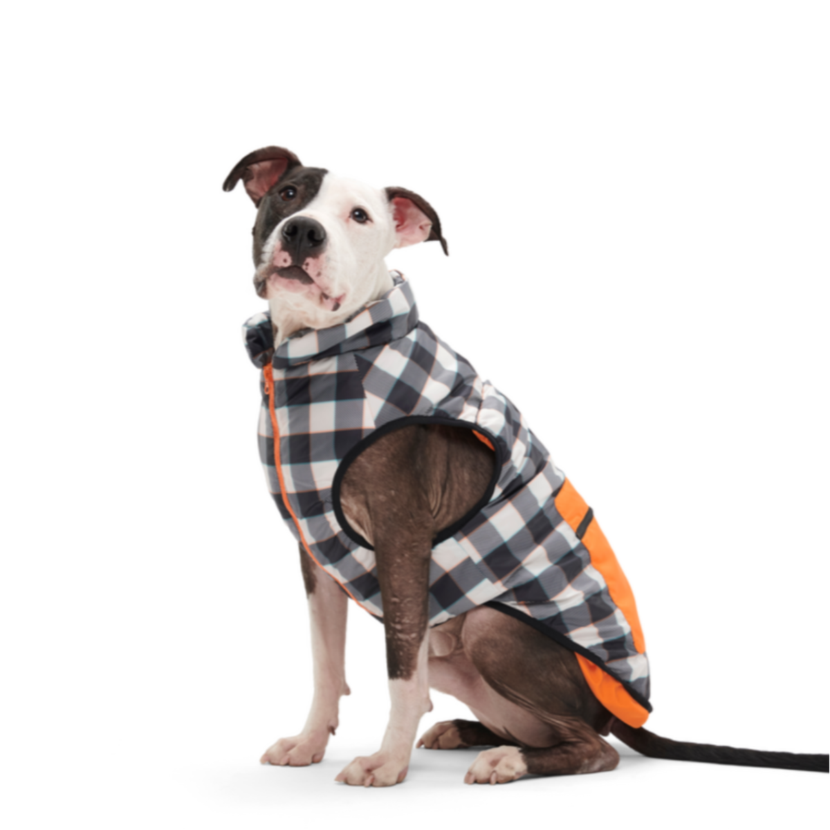 Plaid To The Bone Puffer Vest