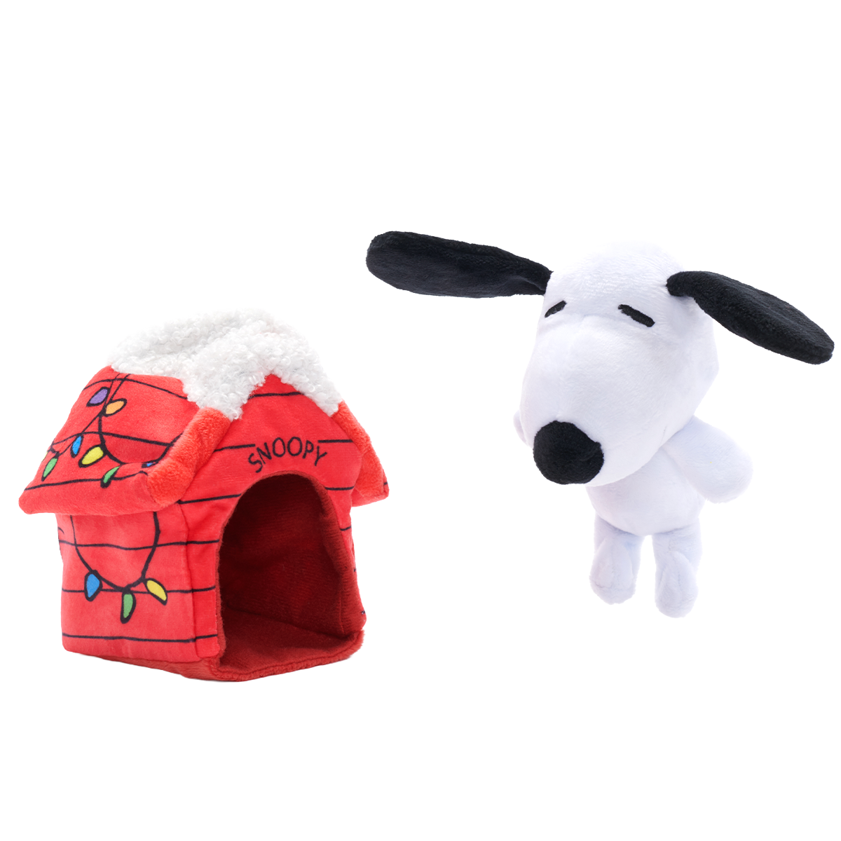 Doghouse Snoopy Plush Multi-Part + Enrichment Dog Toy