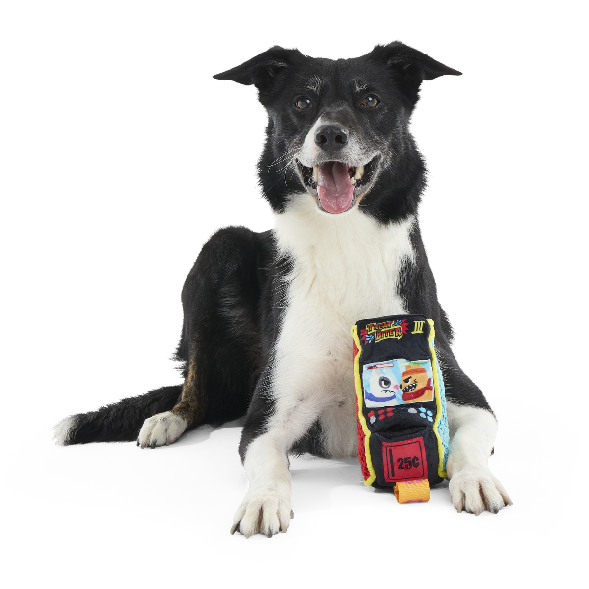 Treat Biter III Plush Enrichment + Tug Dog Toy