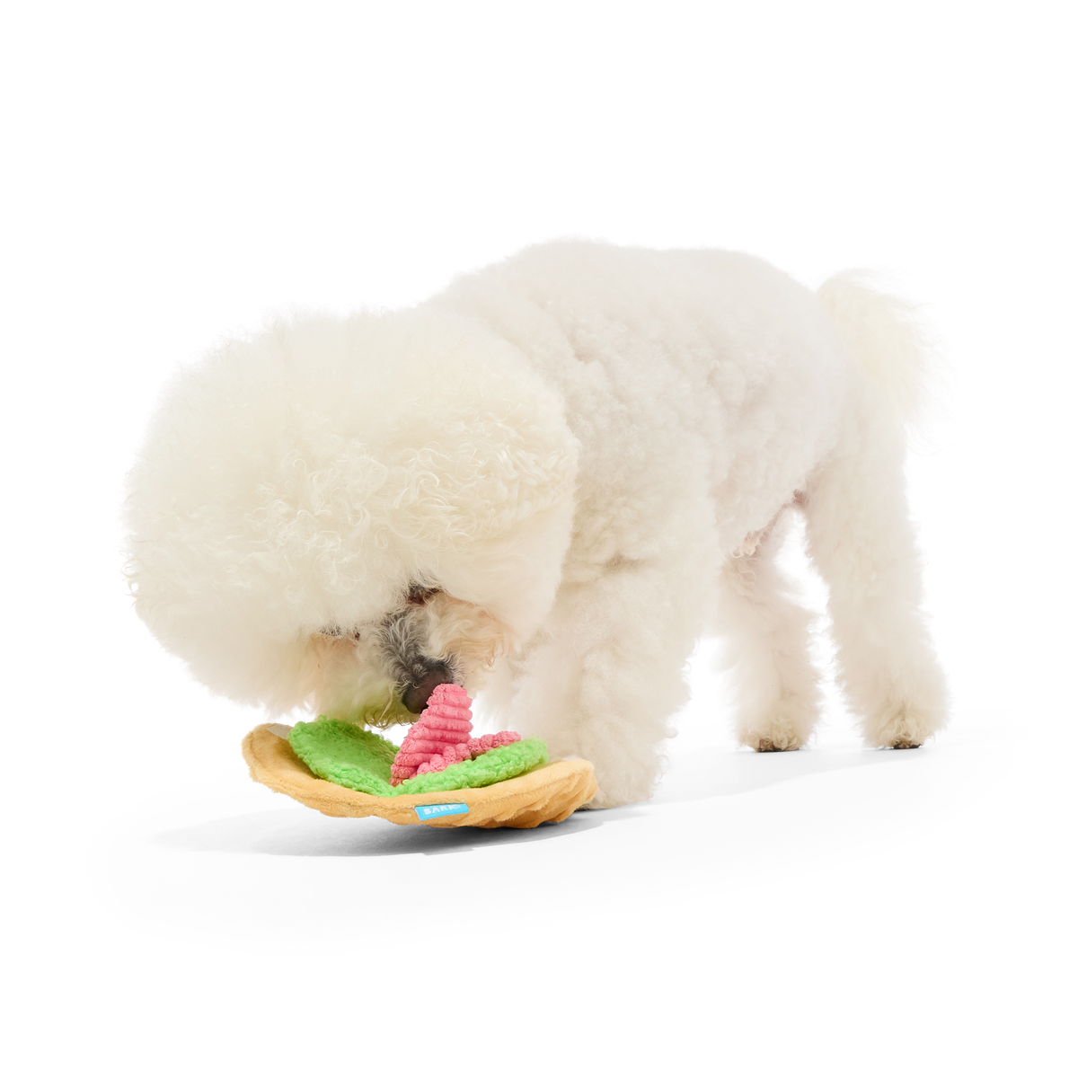 Tuna Won Taco Plush Enrichment Dog Toy