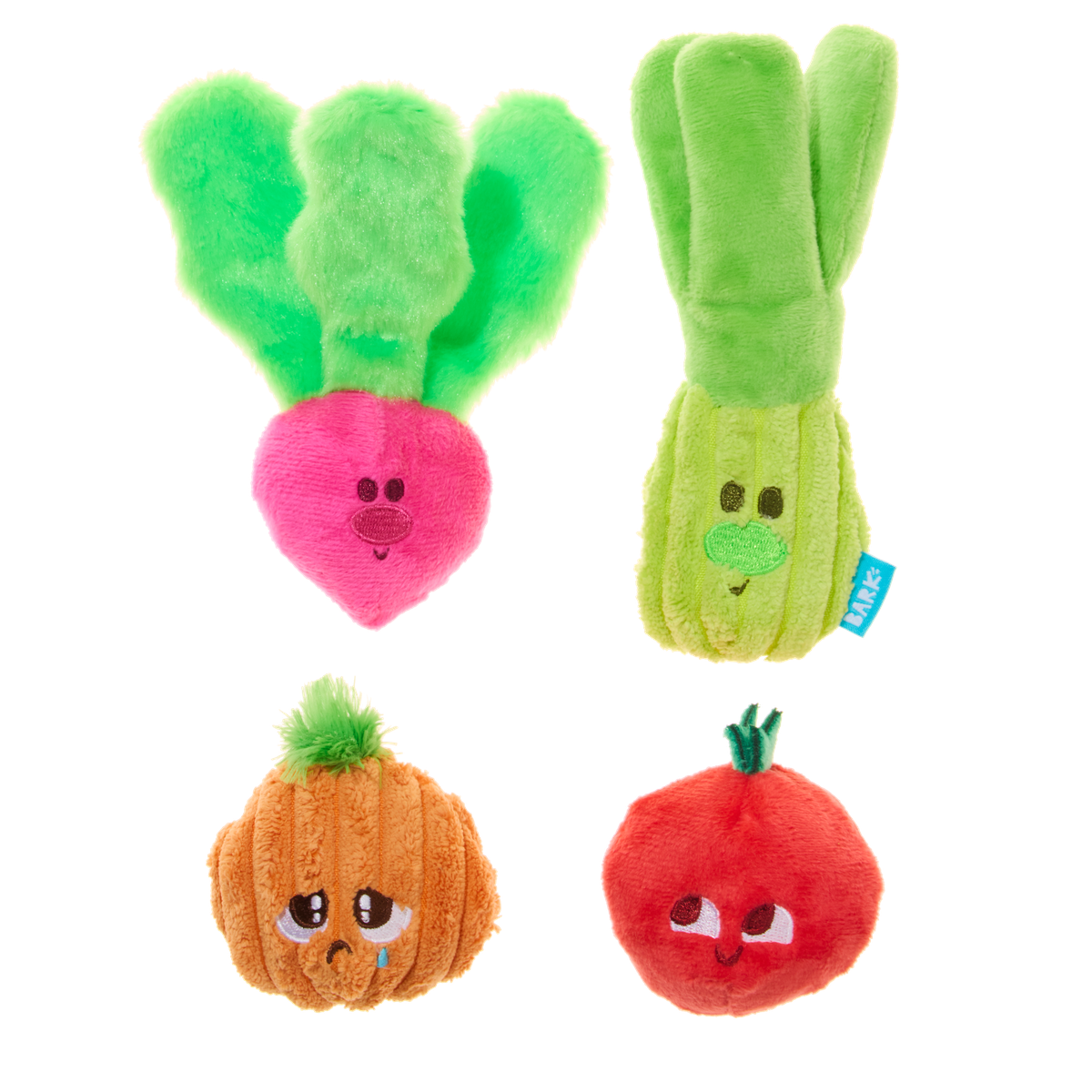 Garden Party Plush Multi-Part Tug + Fetch Dog Toy