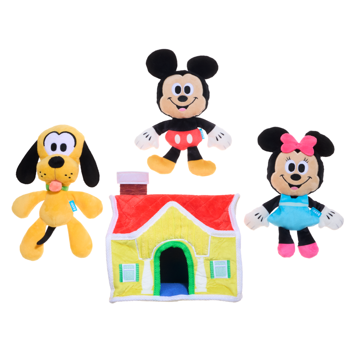 House of Mouse Plush Multi-Part + Enrichment Dog Toy